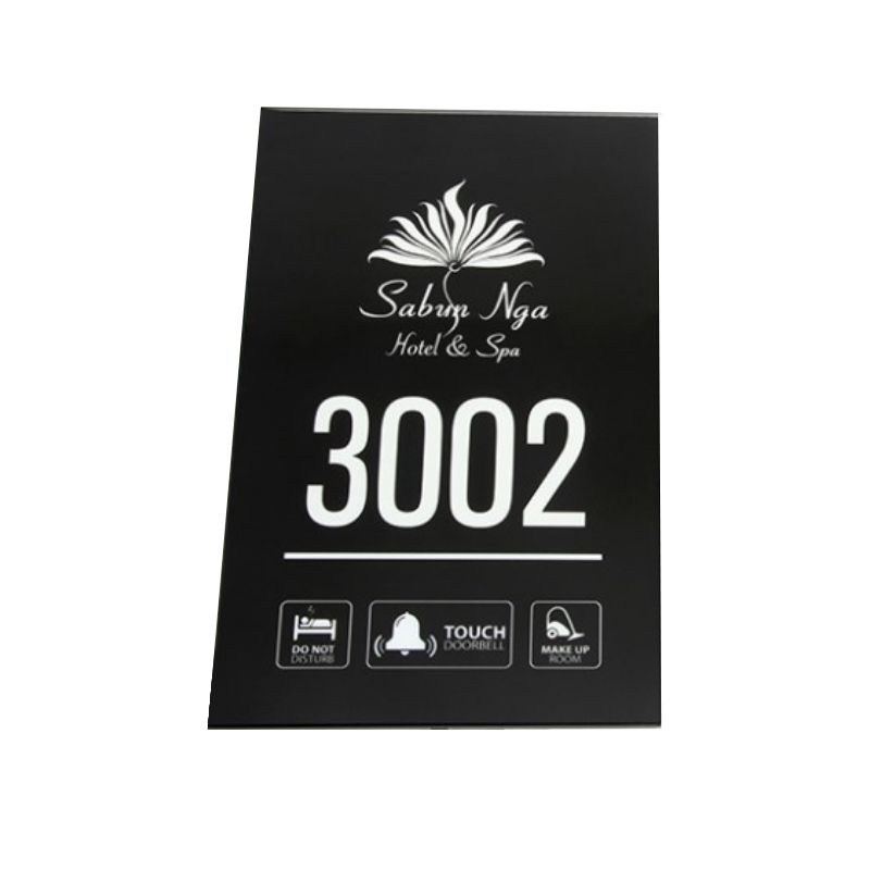 Hotel Room Number Plate